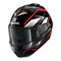 Casco Modulare Shark Evo Es Yari Black Red White