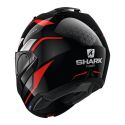 Casco Modulare Shark Evo Es Yari Black Red White