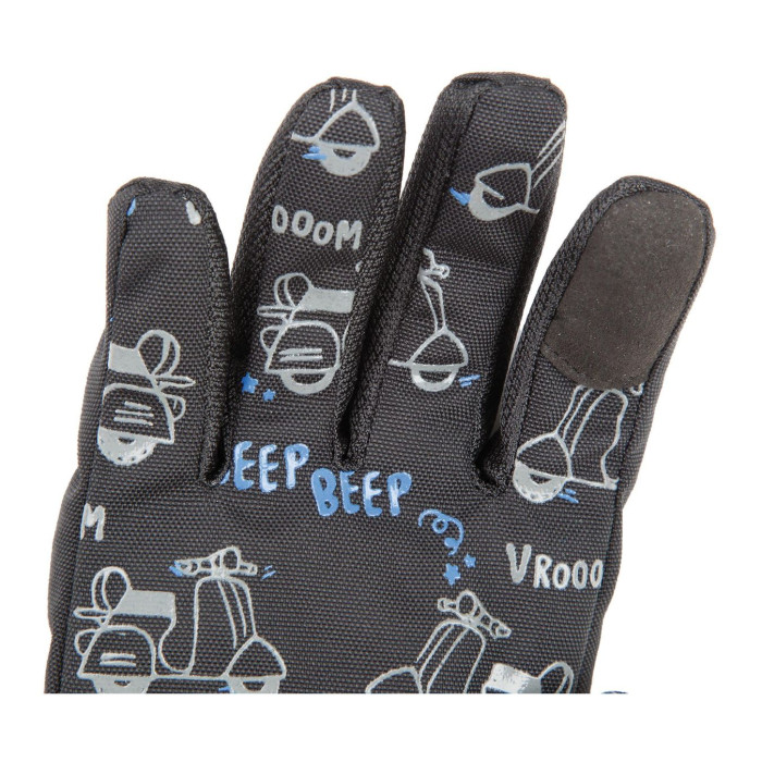 Guanti Caldi E Impermeabili Bambino Tucanourbano Password Kid Ce Nero