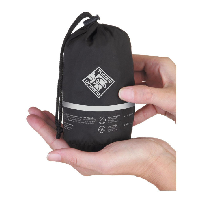 Tucanourbano Panta Nano Plus Pantalone Supercompatto Nero