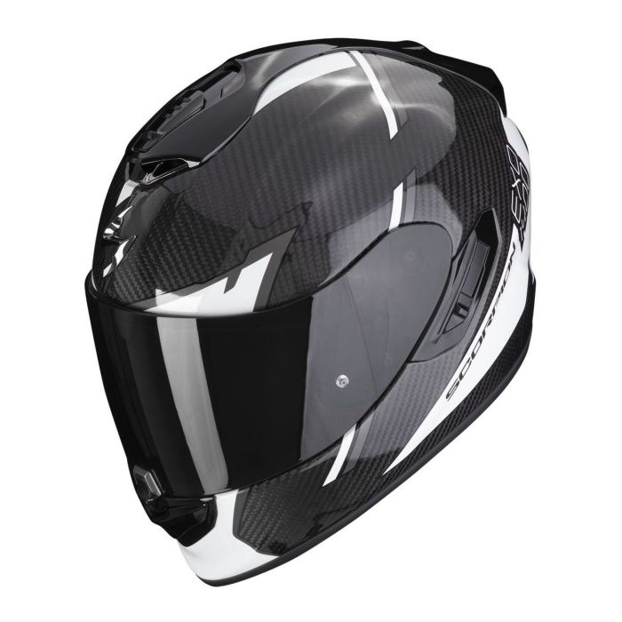 Casco Integrale Scorpion Exo-1400 Evo Carbon Air Kendal Black-white