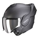 Casco Modulare Flip Back Scorpion Exo-tech Evo Carbon Solid Matt Black
