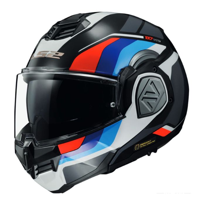 Casco Modulare Ls2 Ff906 Advant Sport Gl.black Blue Red