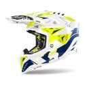 Casco Airoh Off Road Aviator 3 Spin Yellow/blue Gloss