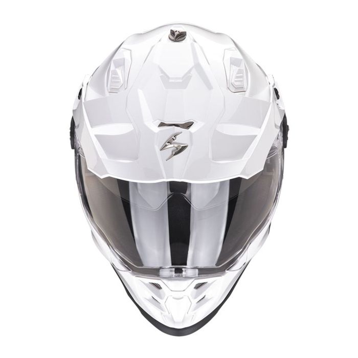 Casco Integrale Adventure Scorpion Adf-9000 Air Solid Pearl White