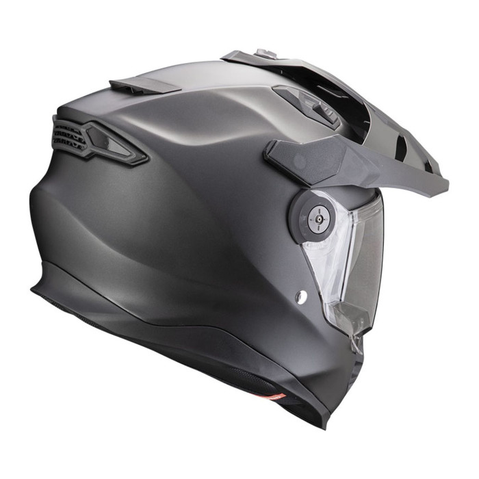 Casco Integrale Adventure Scorpion Adf-9000 Air Solid Matt Pearl Black