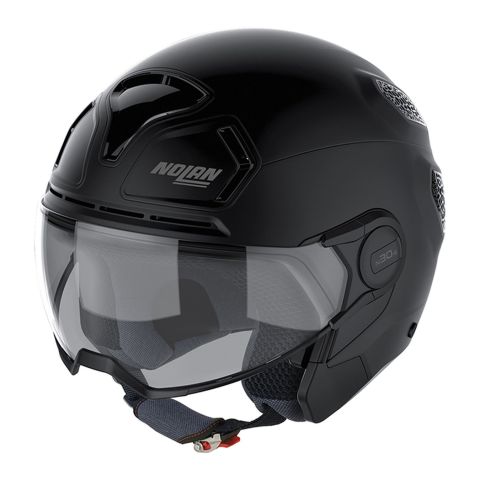 Casque noir plat classique N30-4 T Hybrid Nolan