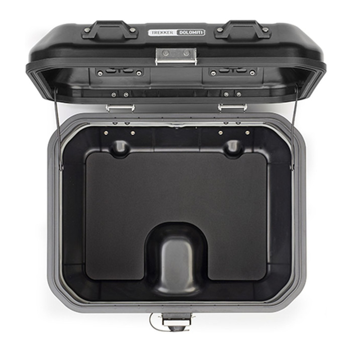 Valigia Monokey Trekker Dolomiti In Alluminio 46 Lt. Nera