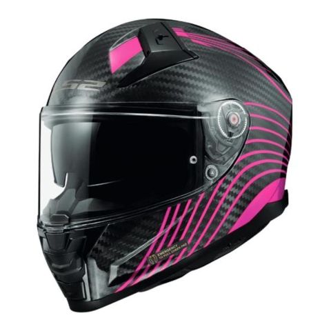 Casco Integrale Ls2 Ff811 Vector II Carbon Flux 06 Gloss Violet