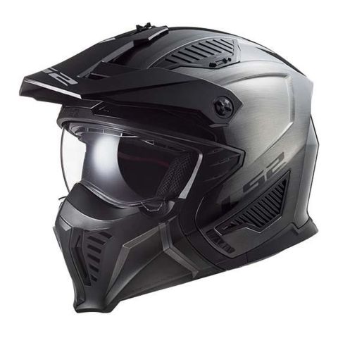 Casco Jet Ls2 Of606 Drifter Solid 06 Titanium