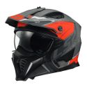 Casco Jet Ls2 Of606 Drifter Devor 06 Matt Silver Titanium