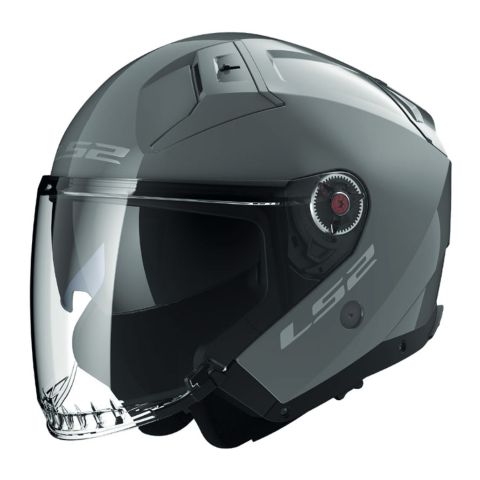 Casco Jet Ls2 Of603 Infinity II Solid 06 Nardo Grey
