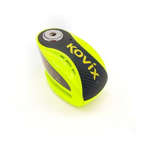 Bloccadisco Allarmato Kovix Knx10 Perno 10mm Fluo Verde