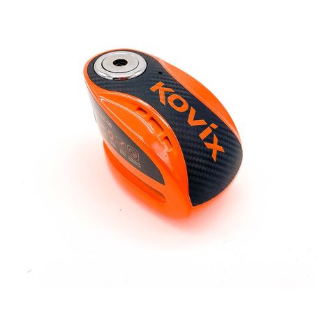 Bloccadisco Allarmato Kovix Knx10 Perno 10mm Fluo Arancione