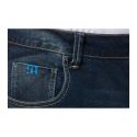 Jeans Moto Pmj New Rider Uomo Made In Italy Blue