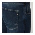 Jeans Moto Pmj New Rider Uomo Made In Italy Blue