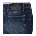Jeans Moto Pmj New Rider Donna Made In Italy Blue