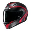 Casco Integrale Hjc C10 Elite Nero Rosso Opaco