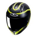 Casco Integrale Hjc C10 Elite Nero Giallo Opaco