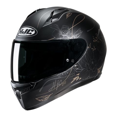 Casco Integrale Hjc C10 Epik Nero Oro Opaco