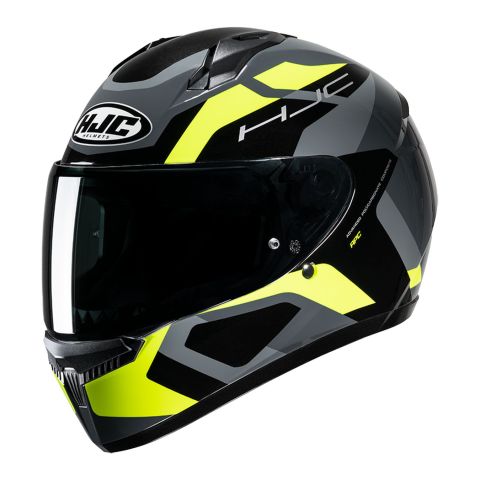 Casco Integrale Hjc C10 Tins Girigio Nero Giallo