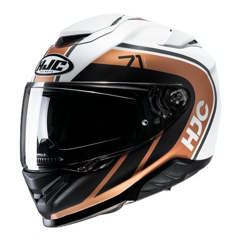 Casco Integrale Hjc Rpha 71 Mapos Bronzo Nero Bianco O