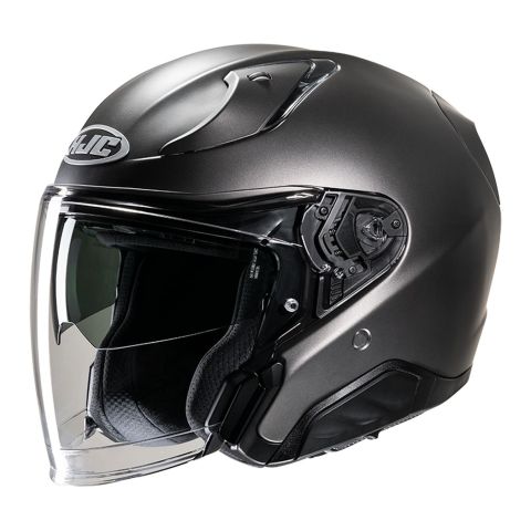 Casco Jet Hjc Rpha 31 Solid Titanio Opaco