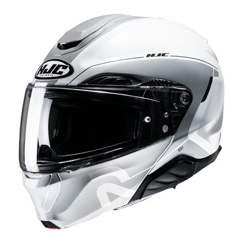 Casco Modulare Hjc Rpha 91 Combust Bianco Grigio