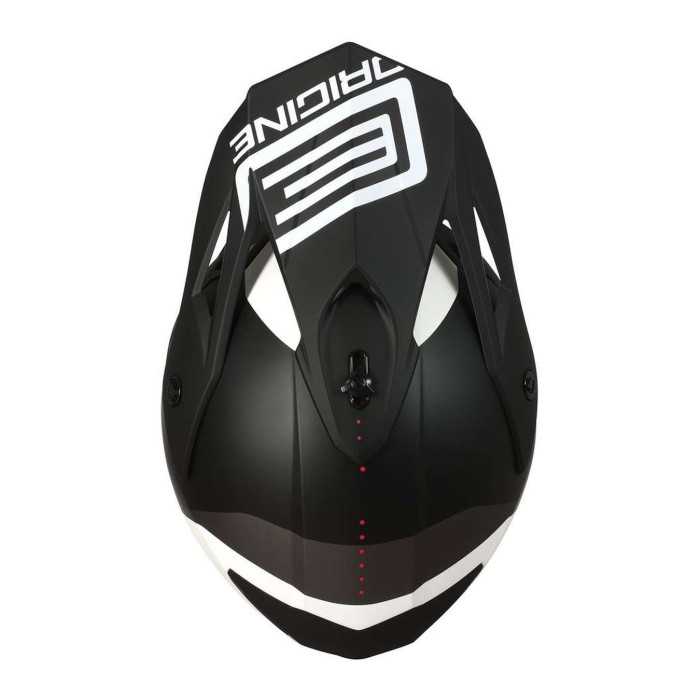 Casco Cross Origine Hero Mx Black - White Matt