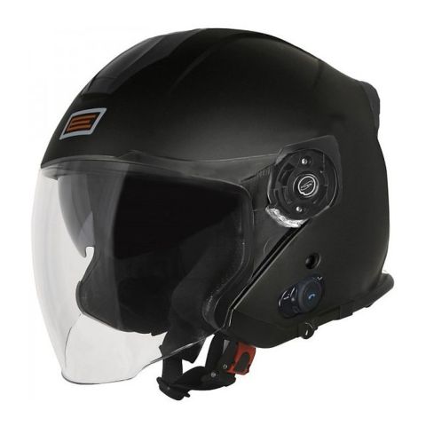 Casque Jet avec Bluetooth Origine Palio 2.0 E06 Solid Black Matt