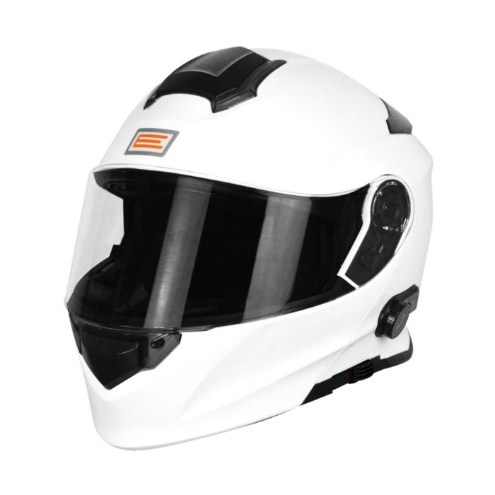 Casco Modulare Con Bluetooth Origine Delta Solid E06 White Gloss