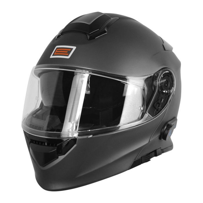 Casco Modulare Con Bluetooth Origine Delta Solid E06 Titanium Matt