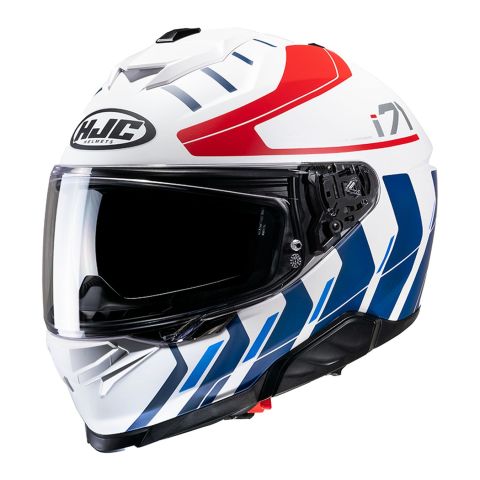 Casco Integrale Hjc I71 Simo Bianco Blu Rosso Opa