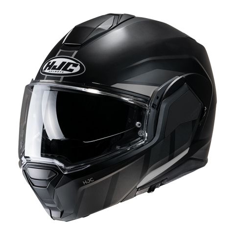 Casco Modulare Hjc I100 Beis Nero Grigio Opaco