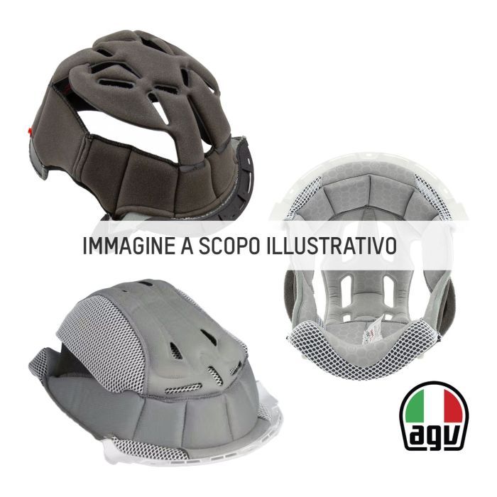 Agv Calotta Interna Pista Gp Rr Grey / Yellow Tg. Xs