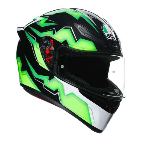 Casco Integrale Agv K1 S E06 Kripton Black/green