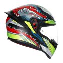 Casco Integrale Agv K1 S E06 Dundee Matt Lime/red