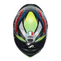Casco Integrale Agv K1 S E06 Dundee Matt Lime/red
