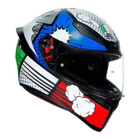 Casco Integrale Agv K1 S E06 Bang Matt Italy/blue