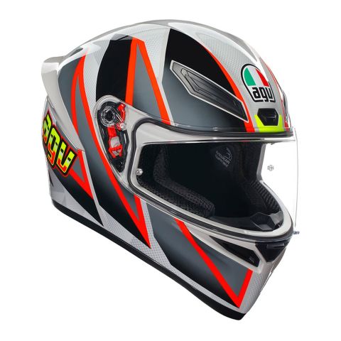 Casco Integrale Agv K1 S E06 Blipper Grey/red