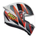 Casco Integrale Agv K1 S E06 Blipper Grey/red