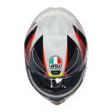Casco Integrale Agv K1 S E06 Blipper Grey/red