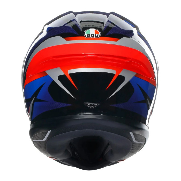 Casco Integrale Agv K6 S E06 Slashcut Black/blue/