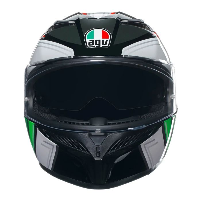 Casco Integrale Agv K3 E06 Wing Black/italy