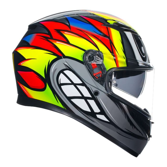 Casco Integrale Agv K3 E06 Birdy 2.0 Grey/yello