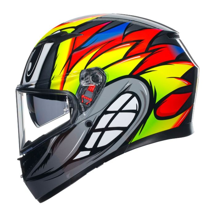 Casco Integrale Agv K3 E06 Birdy 2.0 Grey/yello
