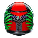 Casco Integrale Agv K3 E06 Kamaleon Black/red/g