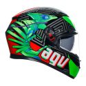 Casco Integrale Agv K3 E06 Kamaleon Black/red/g