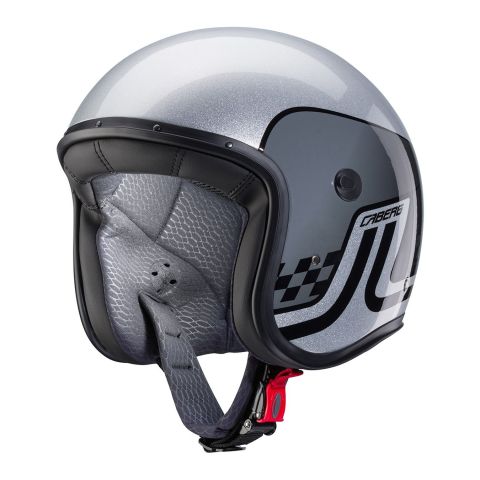 Casco Jet Caberg Freeride Trophy Silver / Blac