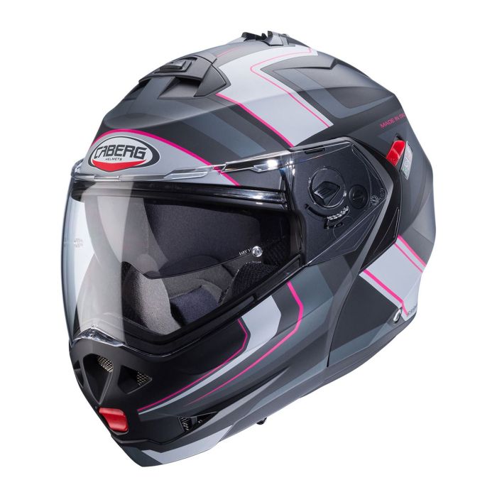 Casco Apribile Caberg Duke X Tour Matt Black/fuch